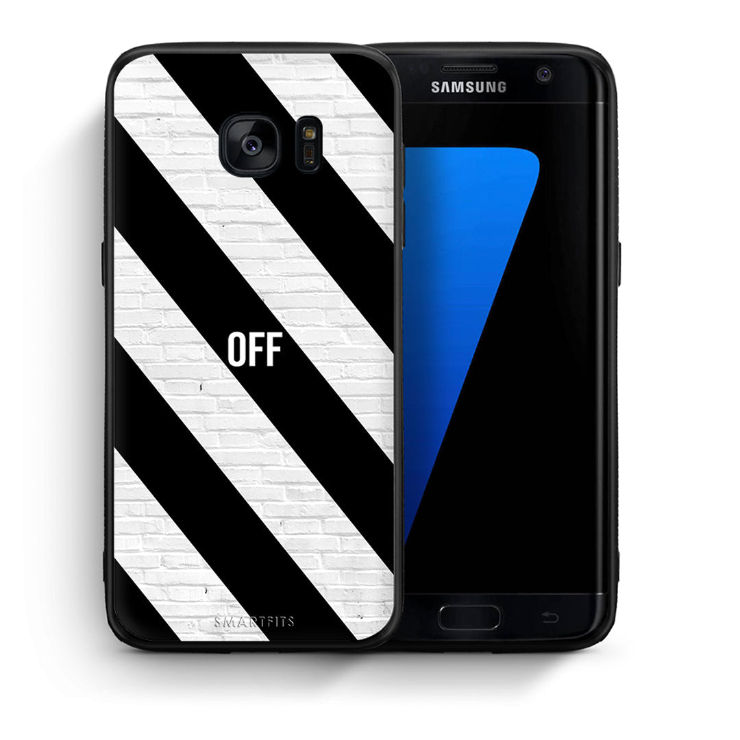 Θήκη Samsung S7 Edge Get Off από τη Smartfits με σχέδιο στο πίσω μέρος και μαύρο περίβλημα | Samsung S7 Edge Get Off case with colorful back and black bezels