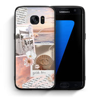 Thumbnail for Θήκη Αγίου Βαλεντίνου Samsung S7 Edge Golden Hour από τη Smartfits με σχέδιο στο πίσω μέρος και μαύρο περίβλημα | Samsung S7 Edge Golden Hour case with colorful back and black bezels