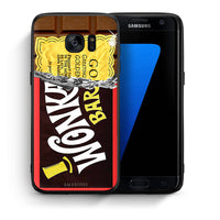 Thumbnail for Θήκη Samsung S7 Edge Golden Ticket από τη Smartfits με σχέδιο στο πίσω μέρος και μαύρο περίβλημα | Samsung S7 Edge Golden Ticket case with colorful back and black bezels