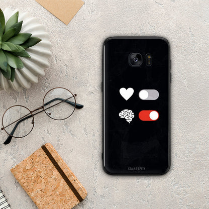 Heart Vs Brain - Samsung Galaxy S7 θήκη