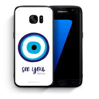 Thumbnail for Θήκη Samsung S7 Edge Karma Says από τη Smartfits με σχέδιο στο πίσω μέρος και μαύρο περίβλημα | Samsung S7 Edge Karma Says case with colorful back and black bezels
