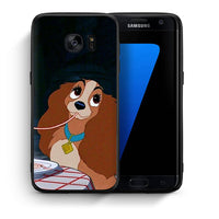 Thumbnail for Θήκη Αγίου Βαλεντίνου Samsung S7 Edge Lady And Tramp 2 από τη Smartfits με σχέδιο στο πίσω μέρος και μαύρο περίβλημα | Samsung S7 Edge Lady And Tramp 2 case with colorful back and black bezels