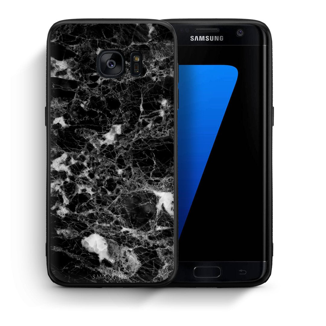 Θήκη Samsung S7 Edge Male Marble από τη Smartfits με σχέδιο στο πίσω μέρος και μαύρο περίβλημα | Samsung S7 Edge Male Marble case with colorful back and black bezels