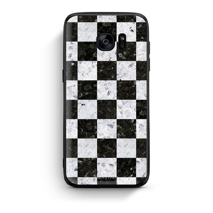 4 - samsung s7 Square Geometric Marble case, cover, bumper
