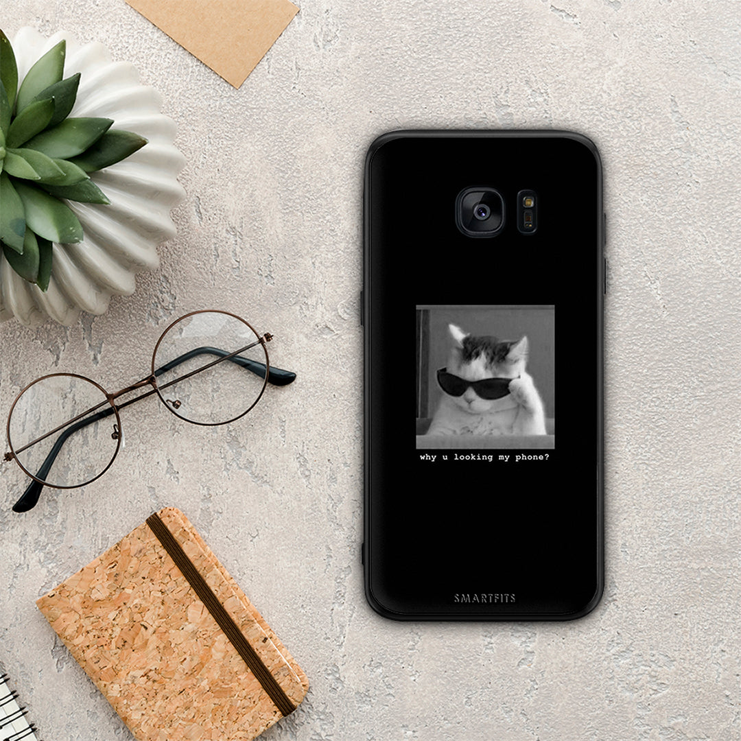 Meme Cat - Samsung Galaxy S7 θήκη