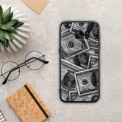 Money Dollars - Samsung Galaxy S7 Edge θήκη