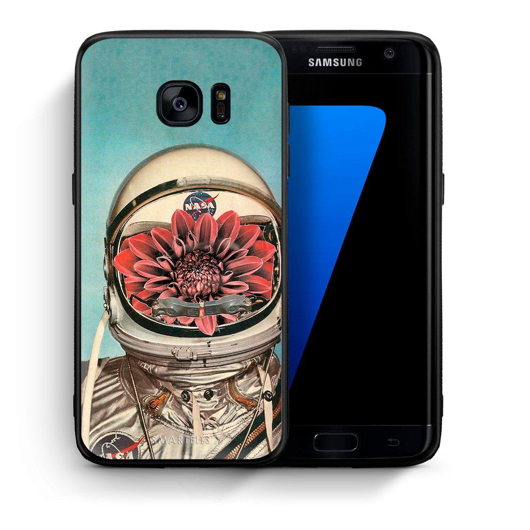 Θήκη Samsung S7 Edge Nasa Bloom από τη Smartfits με σχέδιο στο πίσω μέρος και μαύρο περίβλημα | Samsung S7 Edge Nasa Bloom case with colorful back and black bezels