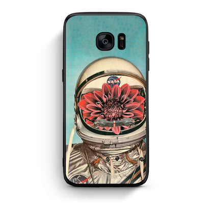 samsung s7 Nasa Bloom θήκη από τη Smartfits με σχέδιο στο πίσω μέρος και μαύρο περίβλημα | Smartphone case with colorful back and black bezels by Smartfits
