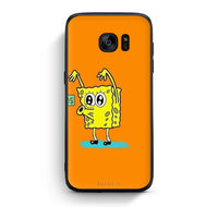 Thumbnail for samsung s7 No Money 2 Θήκη Αγίου Βαλεντίνου από τη Smartfits με σχέδιο στο πίσω μέρος και μαύρο περίβλημα | Smartphone case with colorful back and black bezels by Smartfits