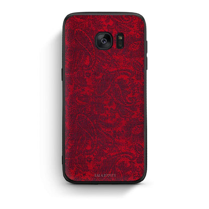 samsung s7 edge Paisley Cashmere θήκη από τη Smartfits με σχέδιο στο πίσω μέρος και μαύρο περίβλημα | Smartphone case with colorful back and black bezels by Smartfits