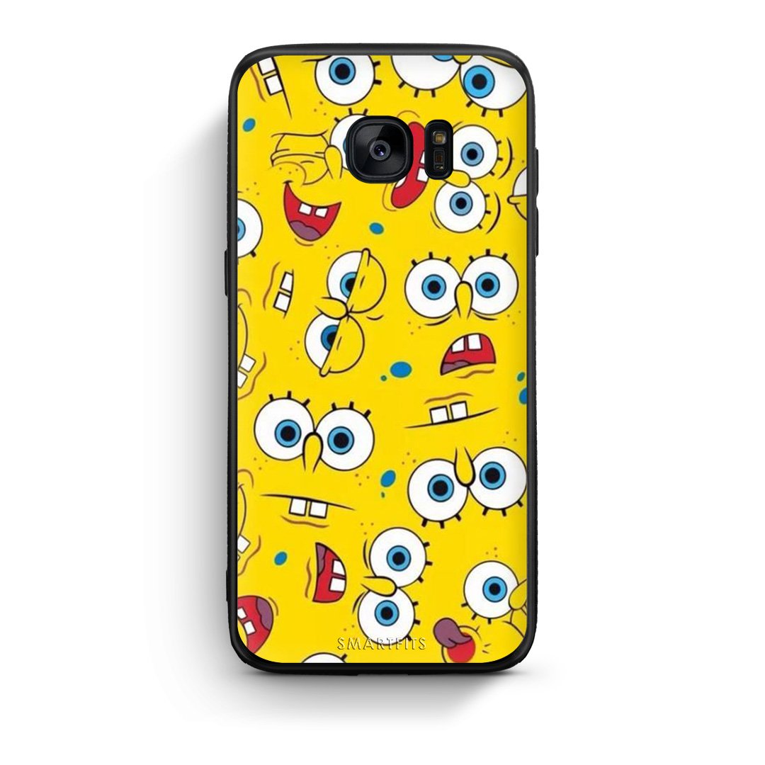 4 - samsung s7 Sponge PopArt case, cover, bumper