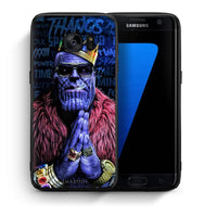 Thumbnail for Θήκη Samsung S7 Edge Thanos PopArt από τη Smartfits με σχέδιο στο πίσω μέρος και μαύρο περίβλημα | Samsung S7 Edge Thanos PopArt case with colorful back and black bezels