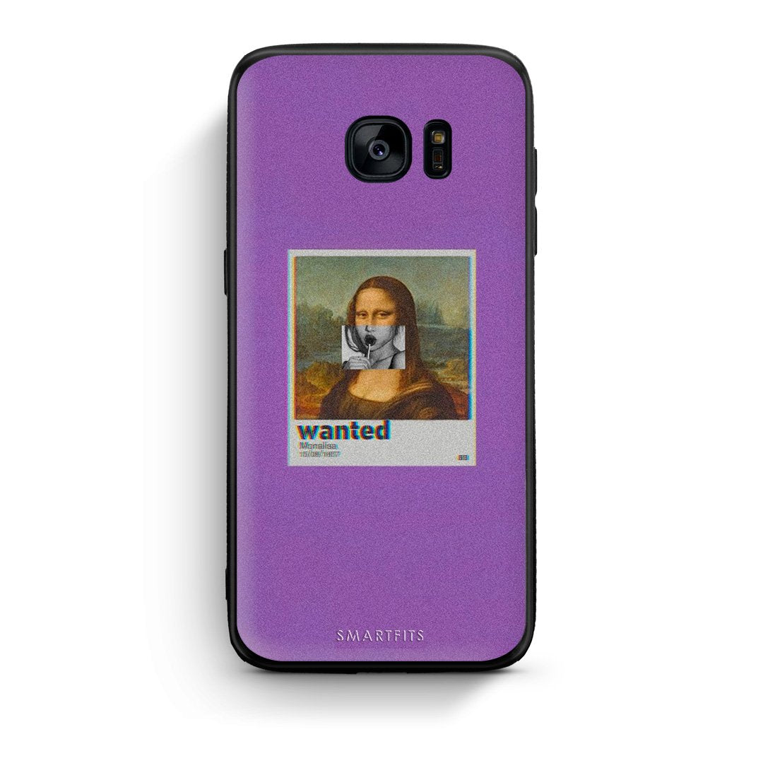 4 - samsung s7 edge Monalisa Popart case, cover, bumper