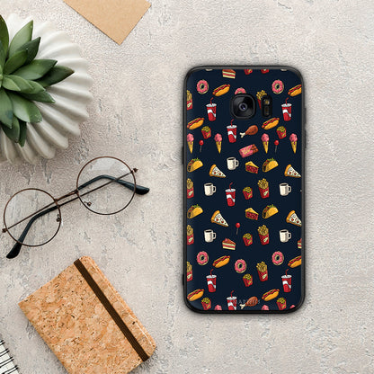 Random Hungry - Samsung Galaxy S7 Edge θήκη