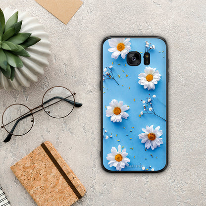 Real Daisies - Samsung Galaxy S7 Edge θήκη