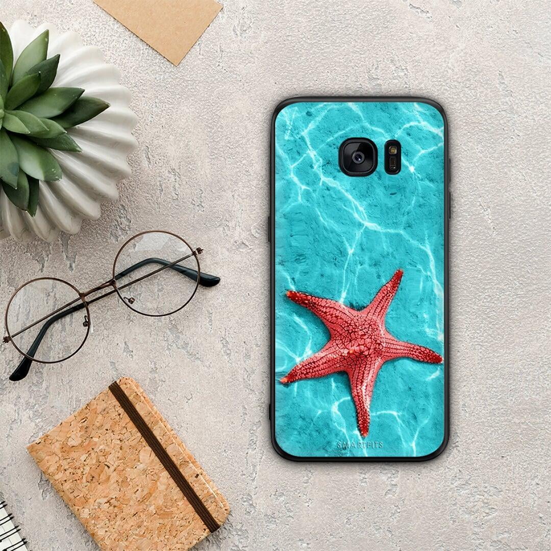 Red Starfish - Samsung Galaxy S7 Edge θήκη