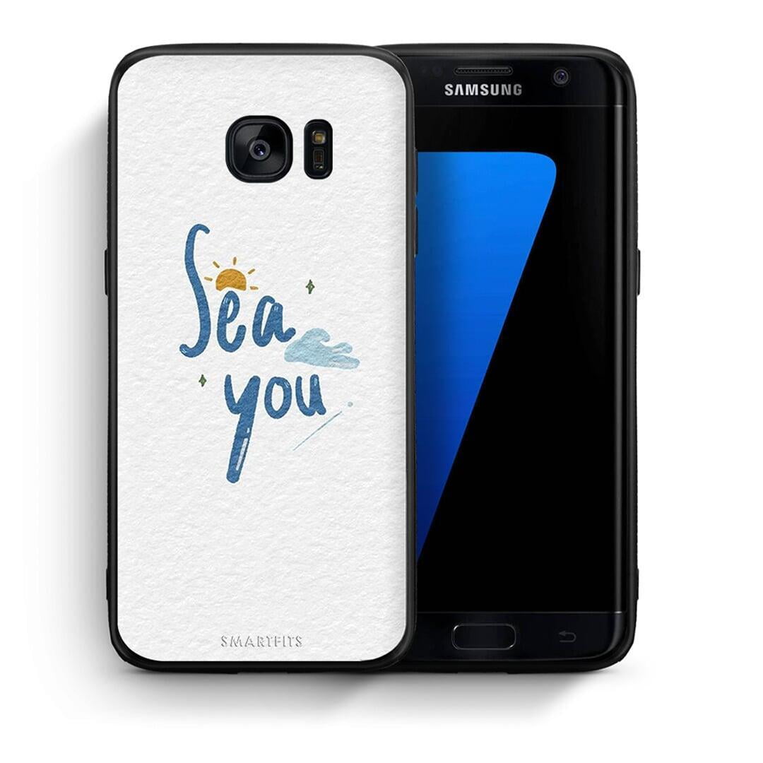 Θήκη Samsung S7 Edge Sea You από τη Smartfits με σχέδιο στο πίσω μέρος και μαύρο περίβλημα | Samsung S7 Edge Sea You case with colorful back and black bezels