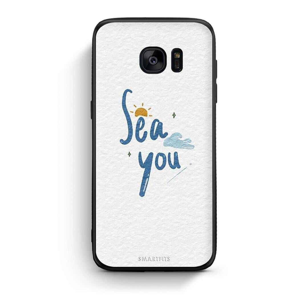 samsung s7 edge Sea You Θήκη από τη Smartfits με σχέδιο στο πίσω μέρος και μαύρο περίβλημα | Smartphone case with colorful back and black bezels by Smartfits