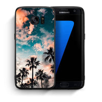 Thumbnail for Θήκη Samsung S7 Edge Sky Summer από τη Smartfits με σχέδιο στο πίσω μέρος και μαύρο περίβλημα | Samsung S7 Edge Sky Summer case with colorful back and black bezels