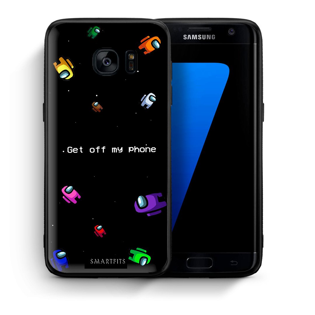Θήκη Samsung S7 Edge AFK Text από τη Smartfits με σχέδιο στο πίσω μέρος και μαύρο περίβλημα | Samsung S7 Edge AFK Text case with colorful back and black bezels