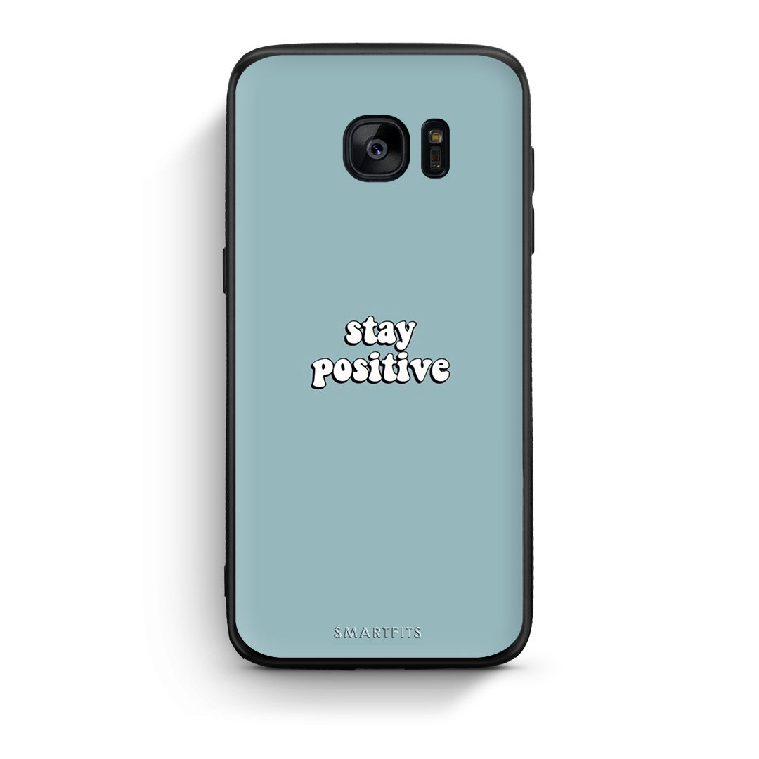 4 - samsung s7 edge Positive Text case, cover, bumper