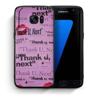 Thumbnail for Θήκη Αγίου Βαλεντίνου Samsung S7 Edge Thank You Next από τη Smartfits με σχέδιο στο πίσω μέρος και μαύρο περίβλημα | Samsung S7 Edge Thank You Next case with colorful back and black bezels