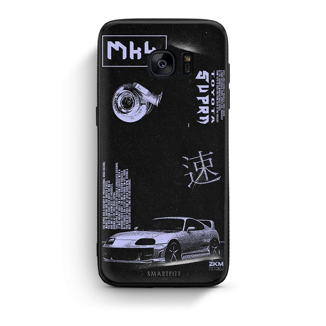 samsung s7 edge Tokyo Drift Θήκη Αγίου Βαλεντίνου από τη Smartfits με σχέδιο στο πίσω μέρος και μαύρο περίβλημα | Smartphone case with colorful back and black bezels by Smartfits