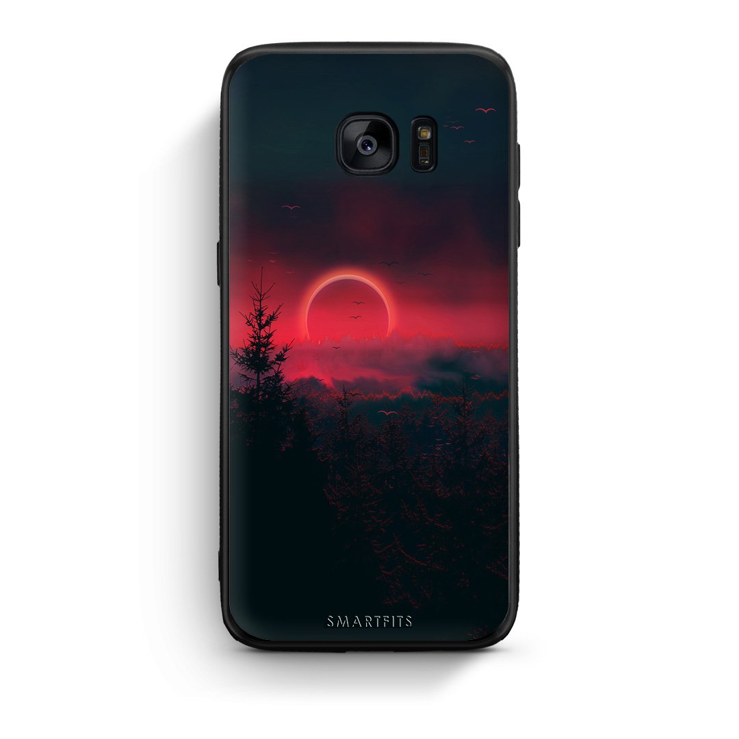 4 - samsung s7 edge Sunset Tropic case, cover, bumper