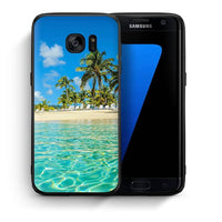 Thumbnail for Θήκη Samsung S7 Edge Tropical Vibes από τη Smartfits με σχέδιο στο πίσω μέρος και μαύρο περίβλημα | Samsung S7 Edge Tropical Vibes case with colorful back and black bezels