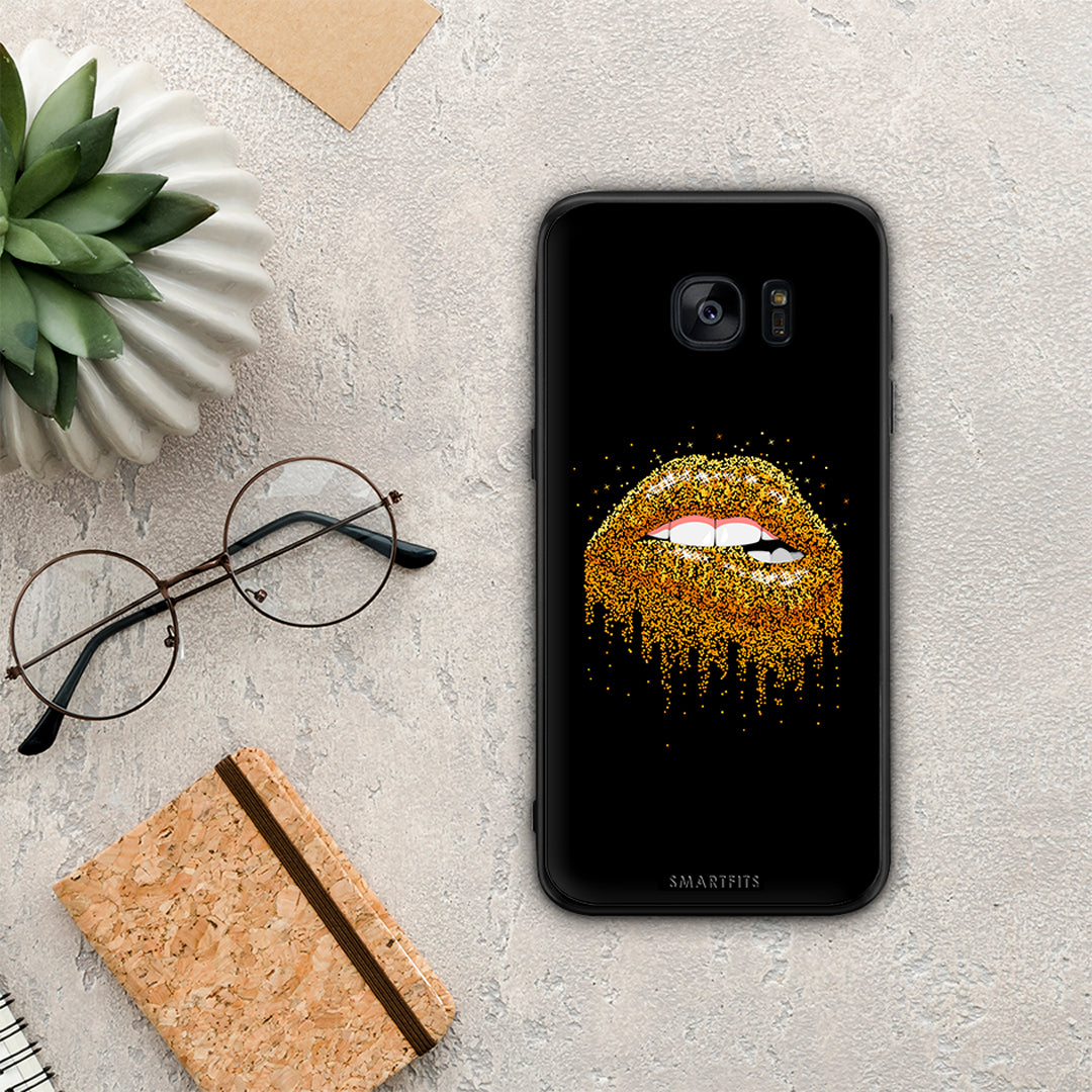 Valentine Golden - Samsung Galaxy S7 Edge θήκη