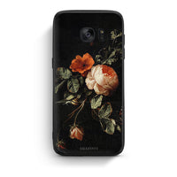 Thumbnail for samsung s7 Vintage Roses θήκη από τη Smartfits με σχέδιο στο πίσω μέρος και μαύρο περίβλημα | Smartphone case with colorful back and black bezels by Smartfits