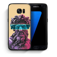 Thumbnail for Θήκη Αγίου Βαλεντίνου Samsung S7 Edge Zeus Art από τη Smartfits με σχέδιο στο πίσω μέρος και μαύρο περίβλημα | Samsung S7 Edge Zeus Art case with colorful back and black bezels