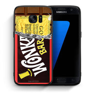 Thumbnail for Θήκη Samsung S7 Golden Ticket από τη Smartfits με σχέδιο στο πίσω μέρος και μαύρο περίβλημα | Samsung S7 Golden Ticket case with colorful back and black bezels