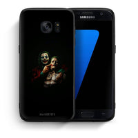 Thumbnail for Θήκη Samsung S7 Clown Hero από τη Smartfits με σχέδιο στο πίσω μέρος και μαύρο περίβλημα | Samsung S7 Clown Hero case with colorful back and black bezels