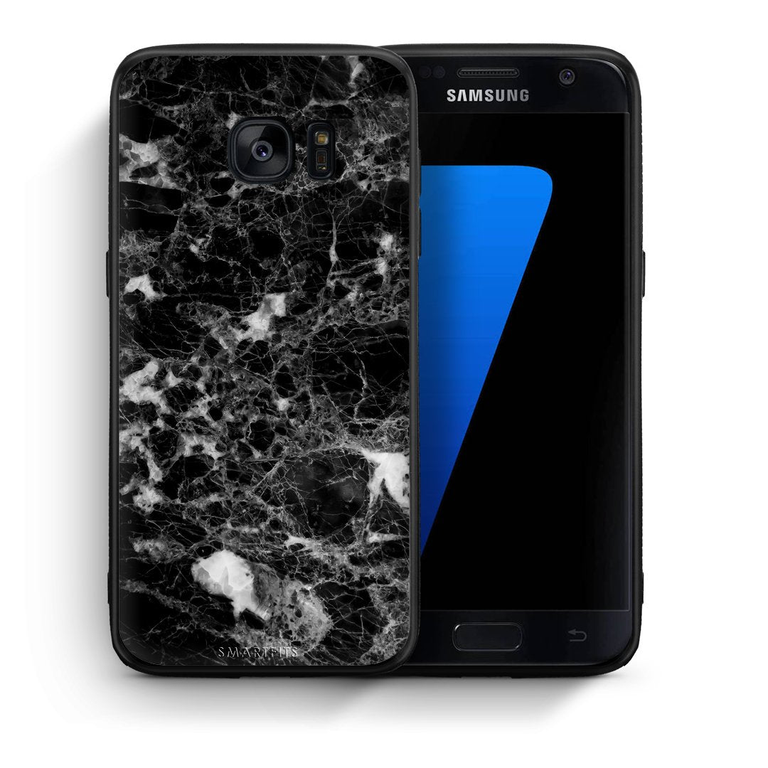 Θήκη Samsung S7 Male Marble από τη Smartfits με σχέδιο στο πίσω μέρος και μαύρο περίβλημα | Samsung S7 Male Marble case with colorful back and black bezels