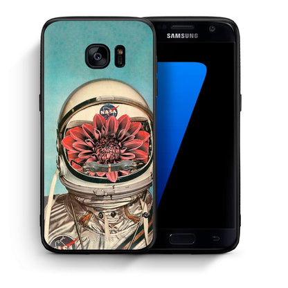 Θήκη Samsung S7 Nasa Bloom από τη Smartfits με σχέδιο στο πίσω μέρος και μαύρο περίβλημα | Samsung S7 Nasa Bloom case with colorful back and black bezels