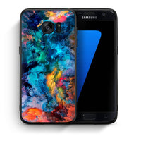 Thumbnail for Θήκη Samsung S7 Crayola Paint από τη Smartfits με σχέδιο στο πίσω μέρος και μαύρο περίβλημα | Samsung S7 Crayola Paint case with colorful back and black bezels