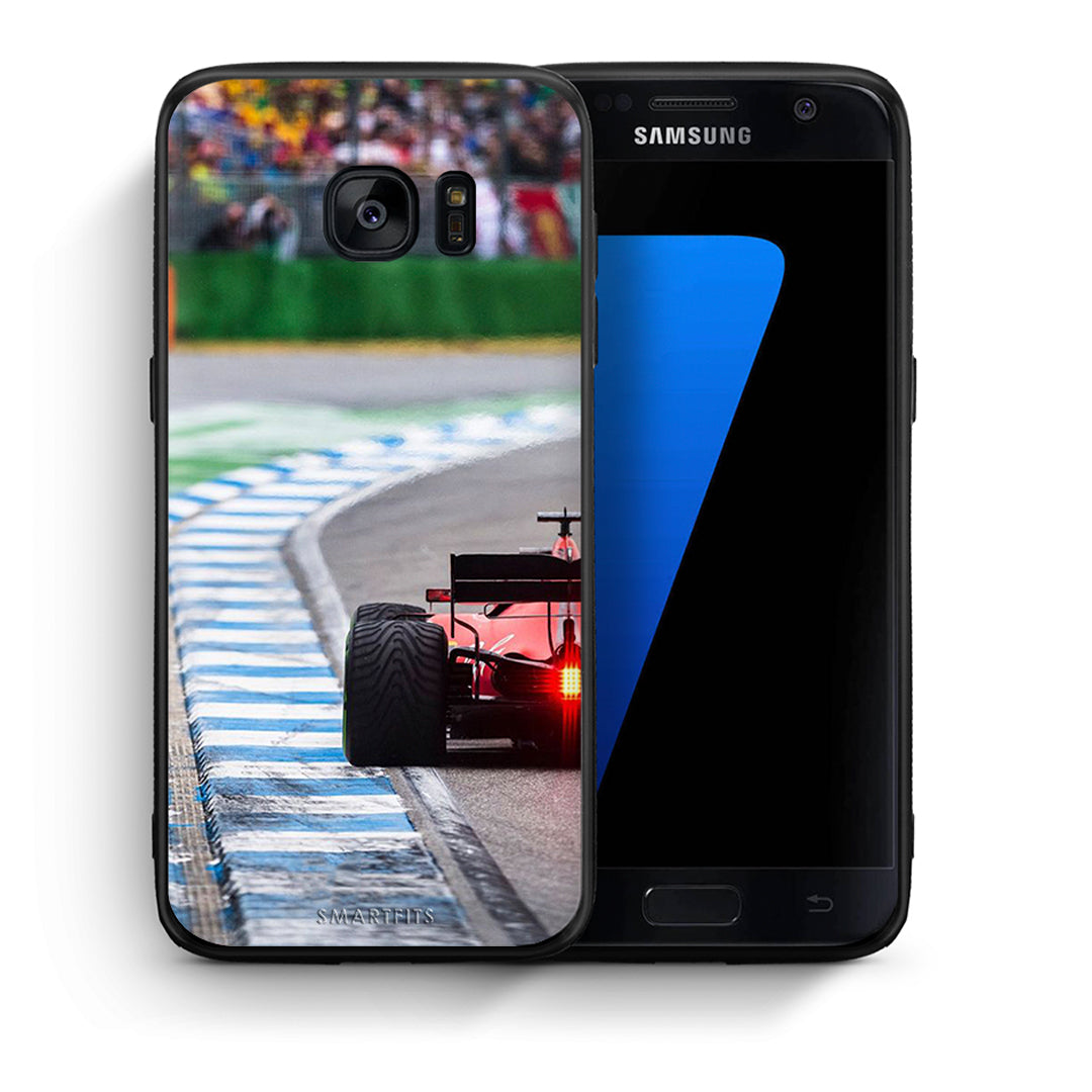 Θήκη Samsung S7 Racing Vibes από τη Smartfits με σχέδιο στο πίσω μέρος και μαύρο περίβλημα | Samsung S7 Racing Vibes case with colorful back and black bezels