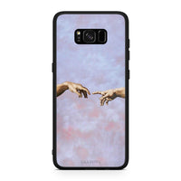 Thumbnail for Samsung S8+ Adam Hand θήκη από τη Smartfits με σχέδιο στο πίσω μέρος και μαύρο περίβλημα | Smartphone case with colorful back and black bezels by Smartfits