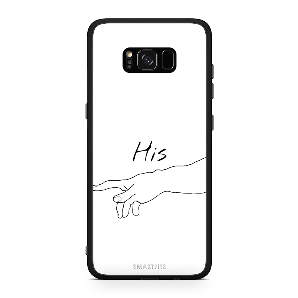 Samsung S8+ Aeshetic Love 2 Θήκη Αγίου Βαλεντίνου από τη Smartfits με σχέδιο στο πίσω μέρος και μαύρο περίβλημα | Smartphone case with colorful back and black bezels by Smartfits