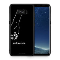 Thumbnail for Θήκη Αγίου Βαλεντίνου Samsung S8+ Always & Forever 2 από τη Smartfits με σχέδιο στο πίσω μέρος και μαύρο περίβλημα | Samsung S8+ Always & Forever 2 case with colorful back and black bezels