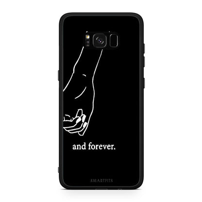 Samsung S8+ Always & Forever 2 Θήκη Αγίου Βαλεντίνου από τη Smartfits με σχέδιο στο πίσω μέρος και μαύρο περίβλημα | Smartphone case with colorful back and black bezels by Smartfits