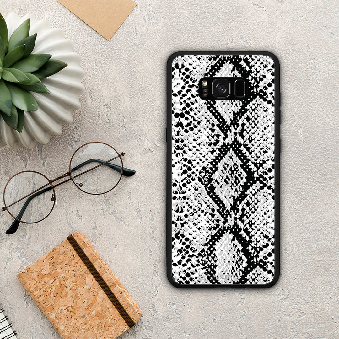 Animal White Snake - Samsung Galaxy S8+ θήκη