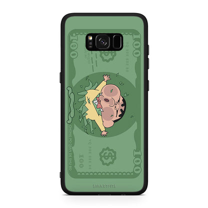 Samsung S8+ Big Money Θήκη Αγίου Βαλεντίνου από τη Smartfits με σχέδιο στο πίσω μέρος και μαύρο περίβλημα | Smartphone case with colorful back and black bezels by Smartfits