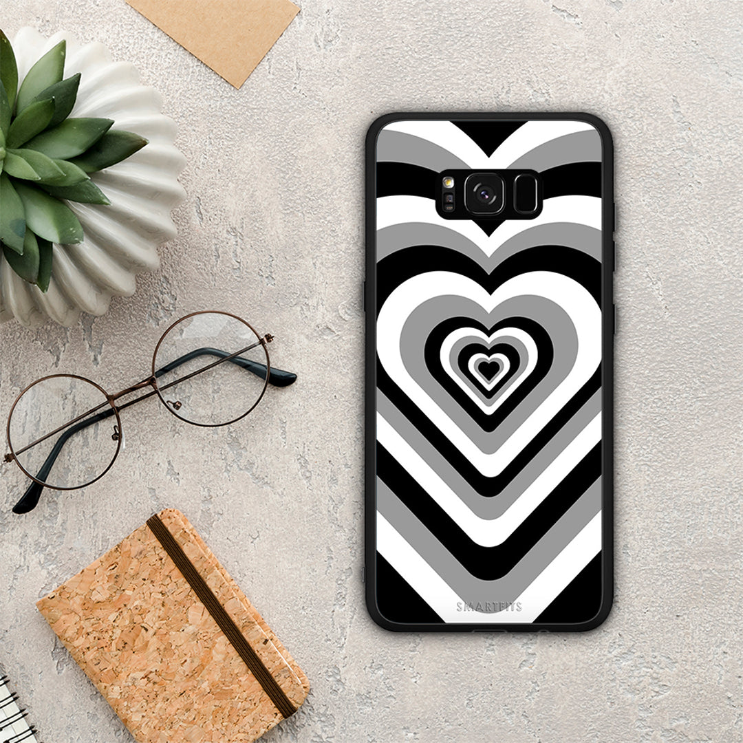Black Hearts - Samsung Galaxy S8 θήκη