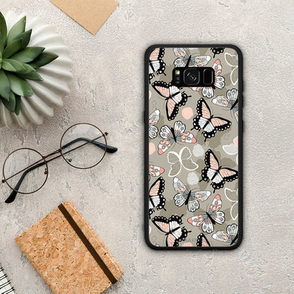 Boho Butterflies - Samsung Galaxy S8+ θήκη