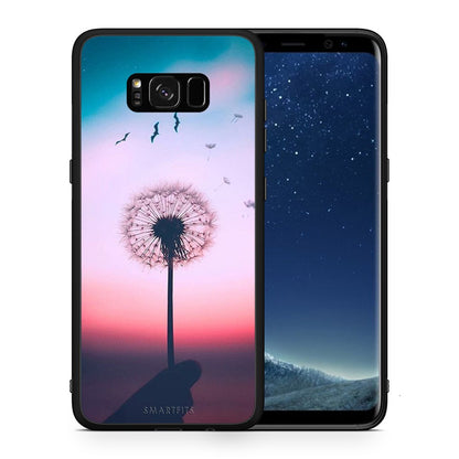 Θήκη Samsung S8 Wish Boho από τη Smartfits με σχέδιο στο πίσω μέρος και μαύρο περίβλημα | Samsung S8 Wish Boho case with colorful back and black bezels