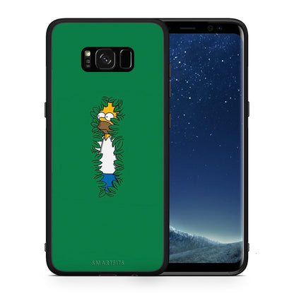 Θήκη Αγίου Βαλεντίνου Samsung S8+ Bush Man από τη Smartfits με σχέδιο στο πίσω μέρος και μαύρο περίβλημα | Samsung S8+ Bush Man case with colorful back and black bezels