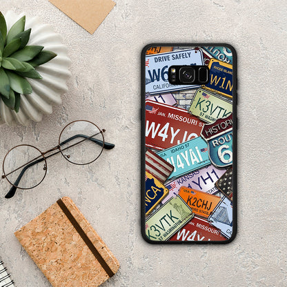 Car Plates - Samsung Galaxy S8 θήκη
