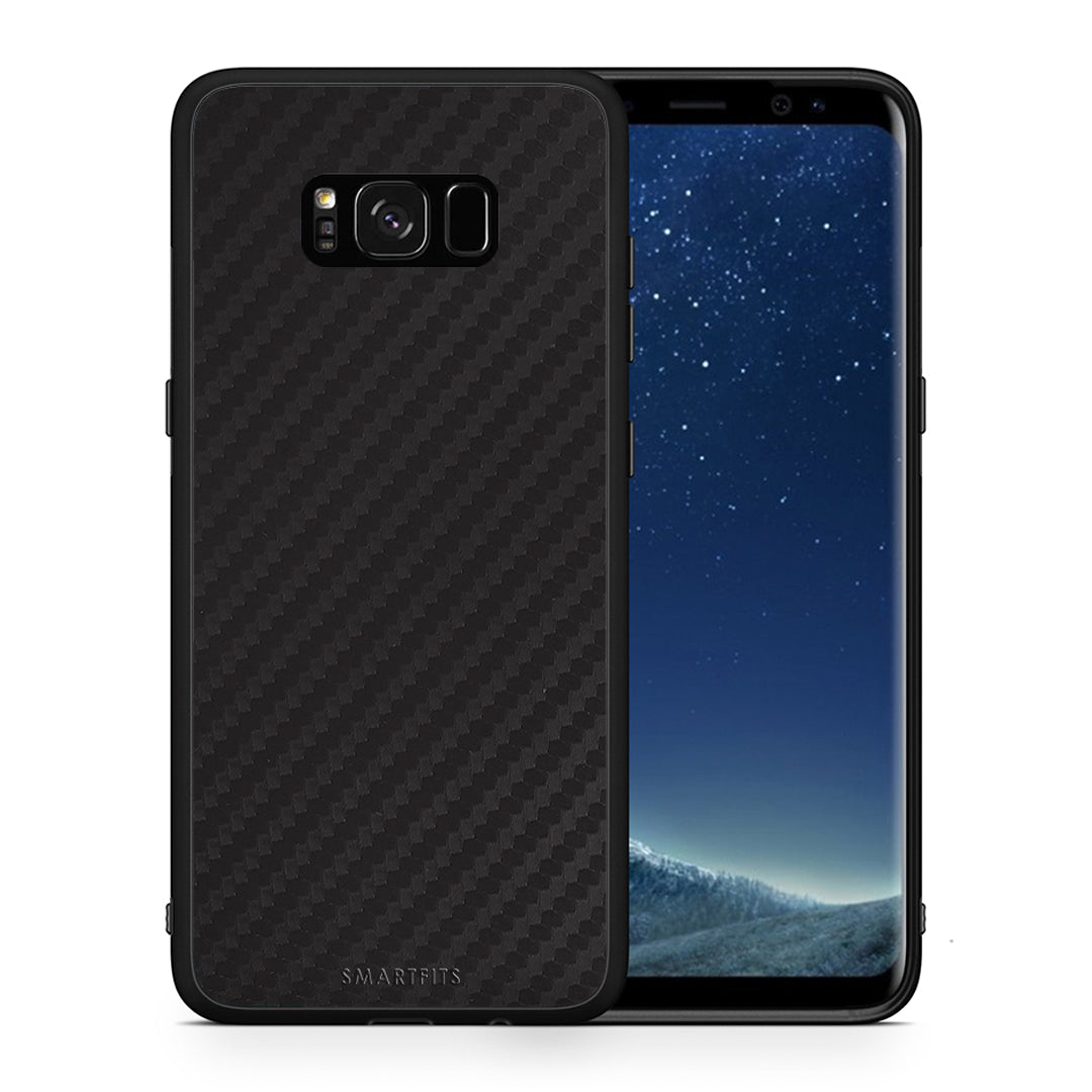 Θήκη Samsung S8+ Carbon Black από τη Smartfits με σχέδιο στο πίσω μέρος και μαύρο περίβλημα | Samsung S8+ Carbon Black case with colorful back and black bezels